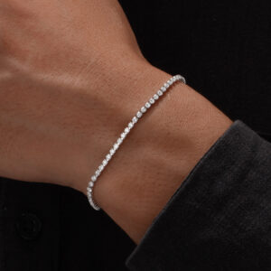 Alternative view of Minimal Tennis Bracelet