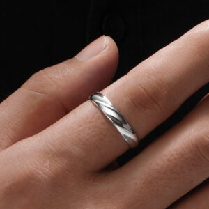 Alternative view of Twisted Unisize Ring