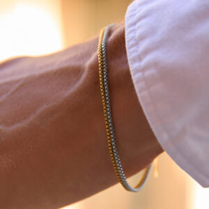 Alternative view of Minimal Box Bracelet