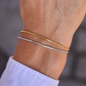Alternative view of Minimal Square Bracelet